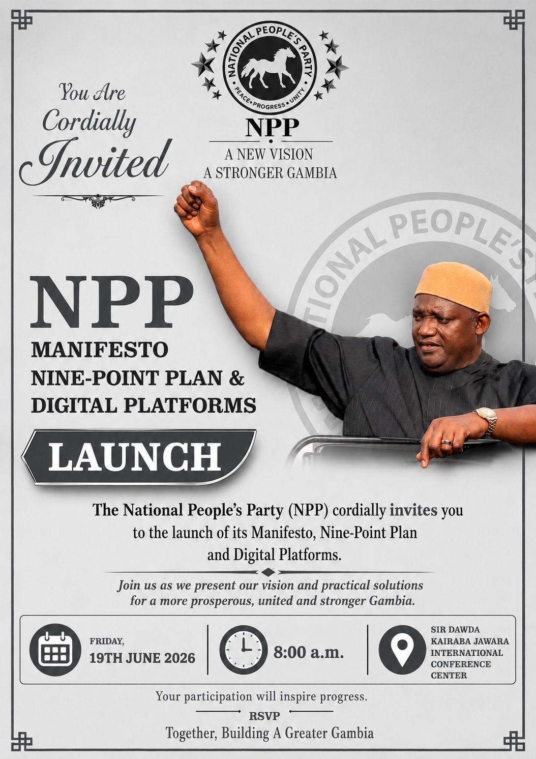NPP Manifesto, Nine-Point Plan & Digital Platforms Launch